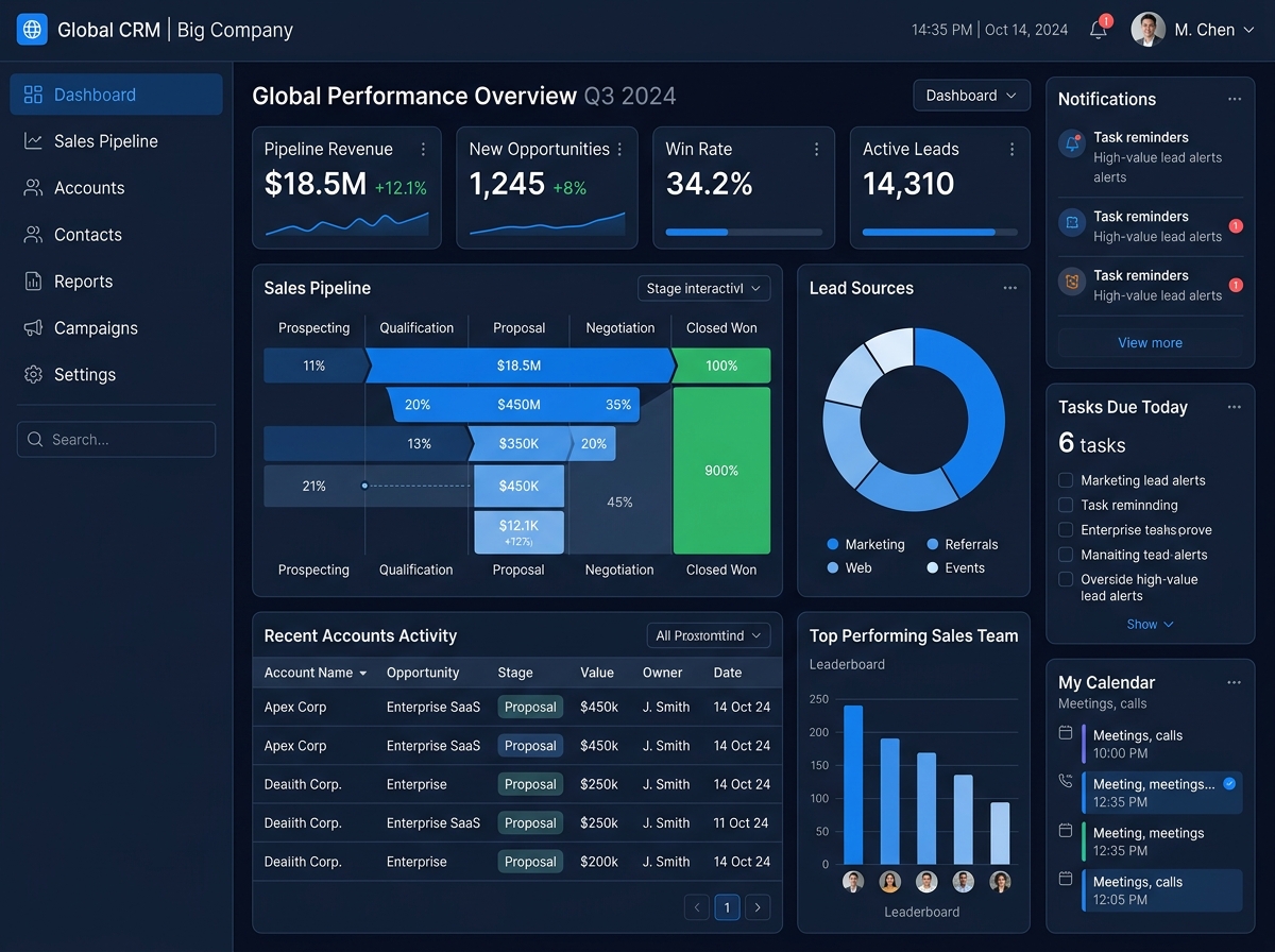 CRM for Big Company