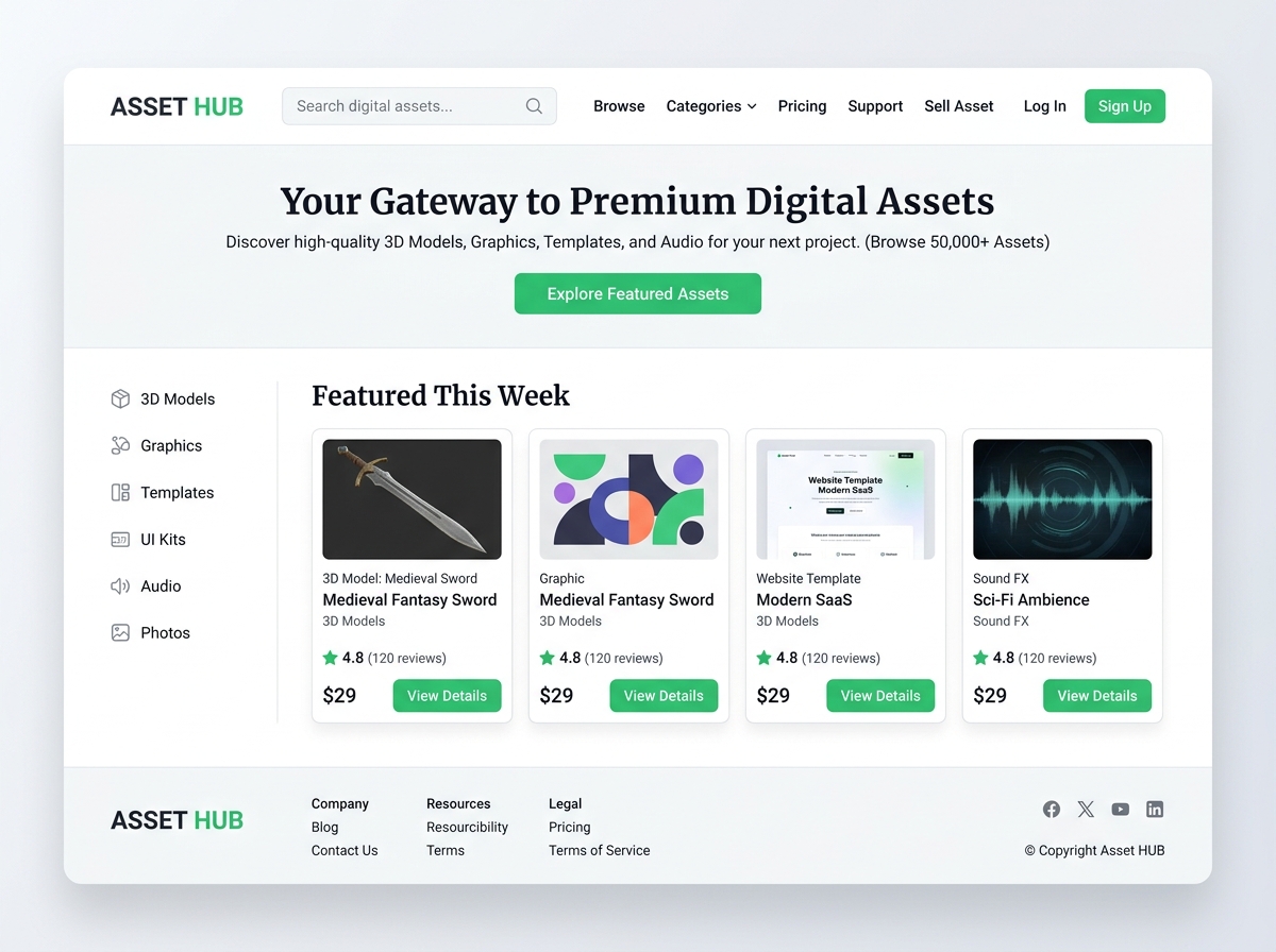 Marketplace for Digital Assets