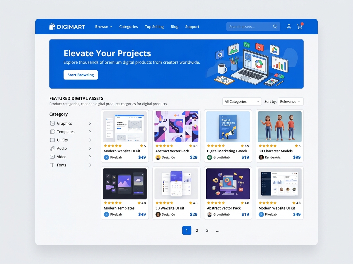 Marketplace for Digital Product