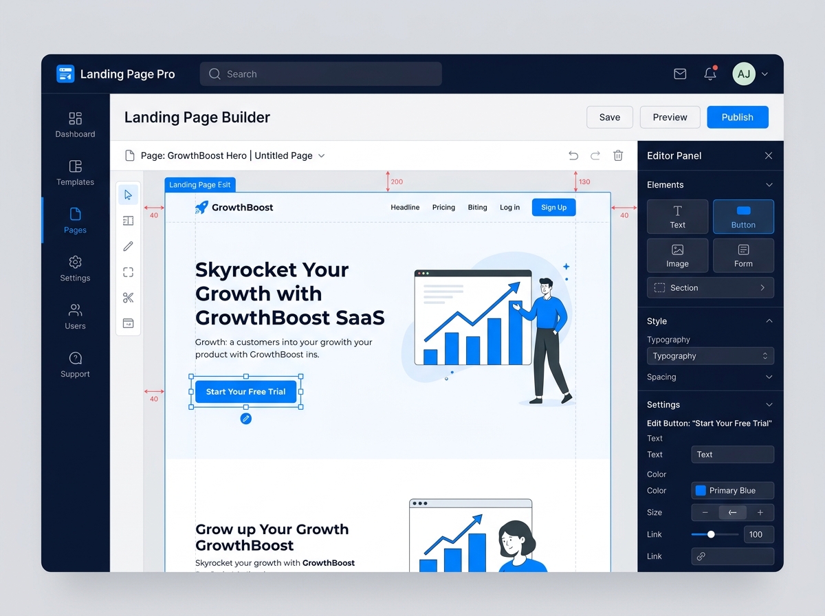 Landing Page Generator SaaS